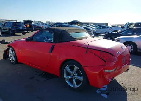 2008 Nissan 350Z Touring из США, поврежденный, VIN JN1BZ36A68M850853